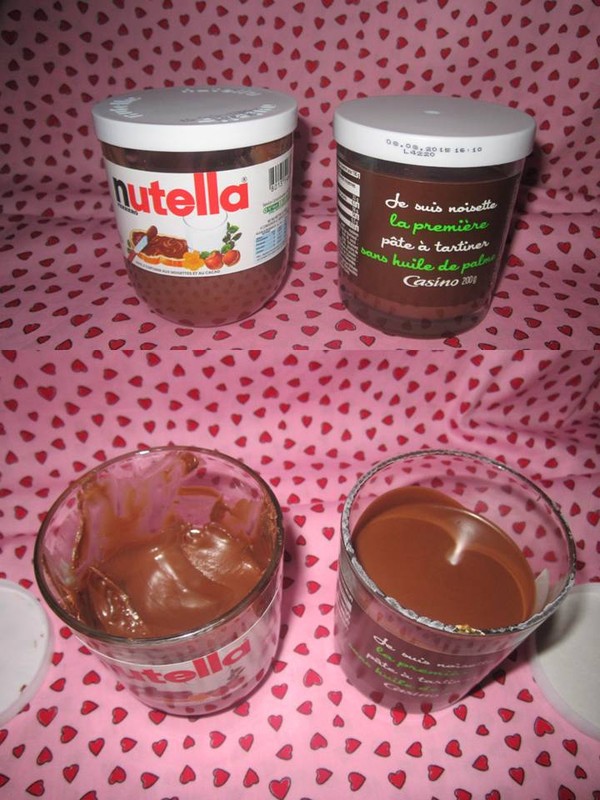Nutella contre "je suis noisette" de Casino