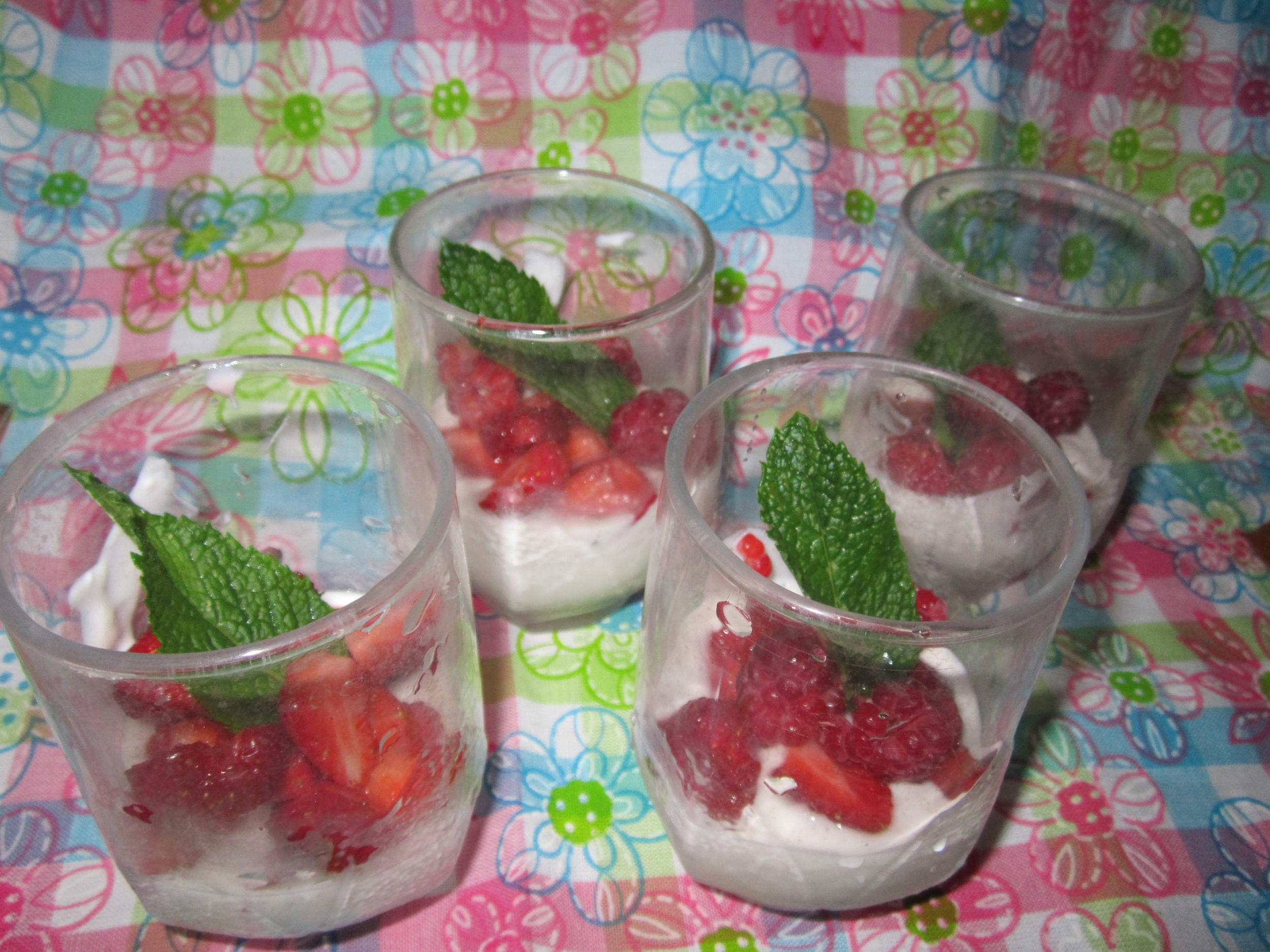 Dessert Lact Aux Fruits Rouges Dessert Lact Aux Fruits Rouges